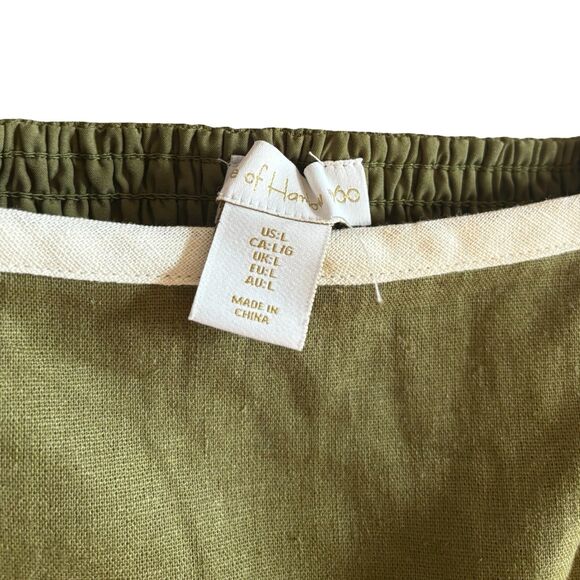 House of Harlow 1960 EUC Linen Contrast Crop Trop - Picture 7 of 11